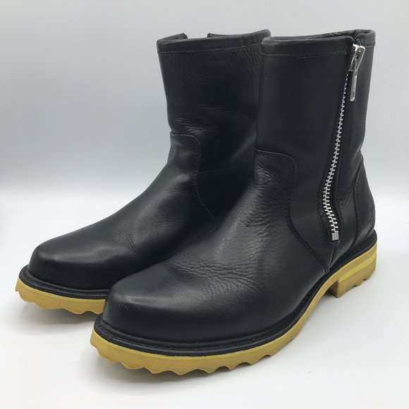 John Fluevog Shoes - F Shoes By John Fluevog Side Zip Ankle Boots 7.5